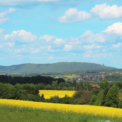 Blick auf die Porta von Varenholz