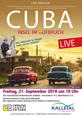 Plakat Cuba Vortrag